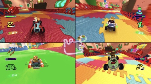  Nickelodeon Kart Racers + Volant Nintendo Switch (Code Digital) | ניקולודיאון קארט רייסרס + הגה Nintendo Switch (קוד דיגיטלי)