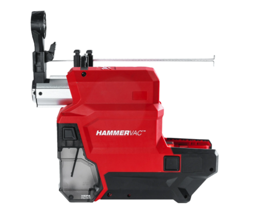 מערכת שאיבת אבק ייעודית Milwaukee M18 FPDDEXL לפטישוני M18 FUEL SDS Plus עד 32 מ״מ עם AUTOPULSE