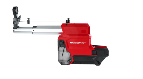 מערכת שאיבת אבק ייעודית Milwaukee M18 FPDDEXL לפטישוני M18 FUEL SDS Plus עד 32 מ״מ עם AUTOPULSE