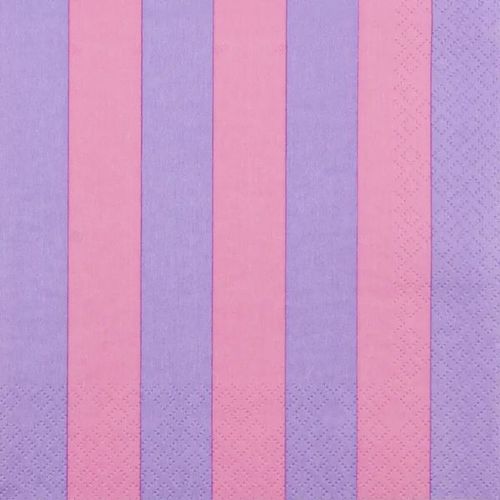 מפיות נייר 20 יח' Just Stripes lilac