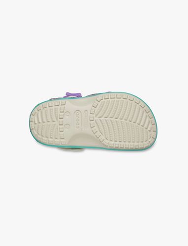 Crocs Classic Sea Sparkle Shaker Clog K - כפכפי קלוג קרוקס לילדים בצבע קרם בעיטור צדפים