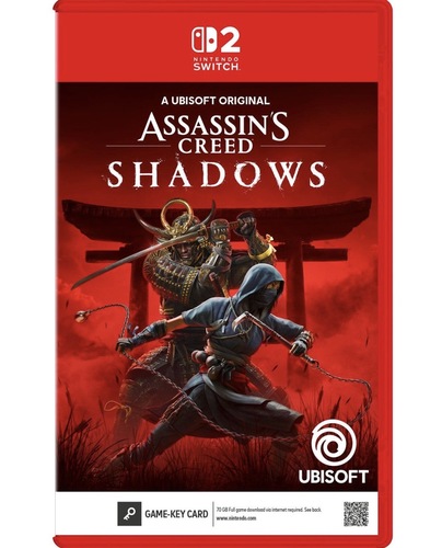  Assassin’s Creed Shadows (Game-Key Card) – Nintendo Switch 2 | אססין קריד שאדוז