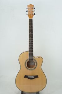 גיטרה אקוסטית מוגברת דקה + נרתיק GRANADA GA39SLE Laminated Spruce Top