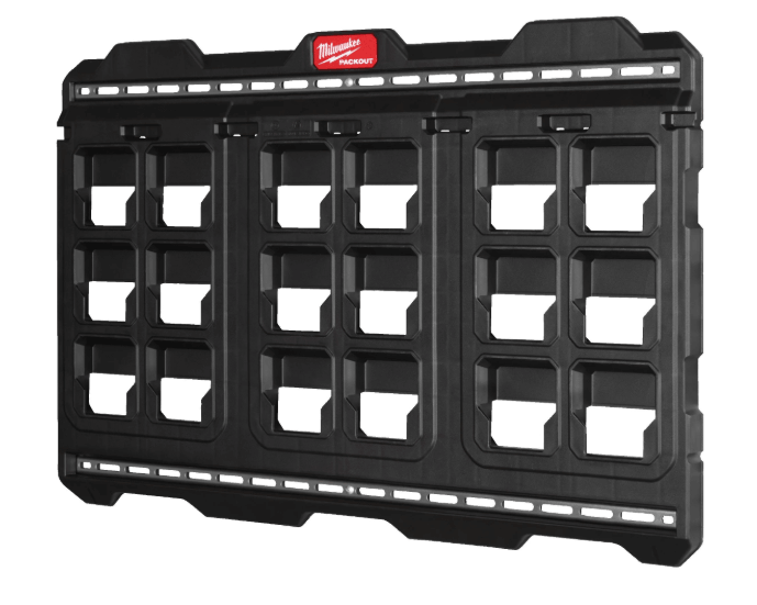 פלטת תלייה Milwaukee PACKOUT XL לקיר ולעמדת עבודה כושר נשיאה עד 68 ק״ג דגם 4932480622
