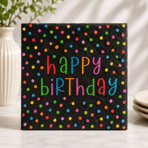 מפיות HAPPY BIRTHDAY
