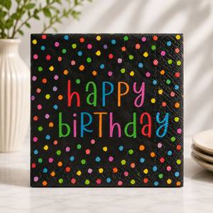 מפיות HAPPY BIRTHDAY