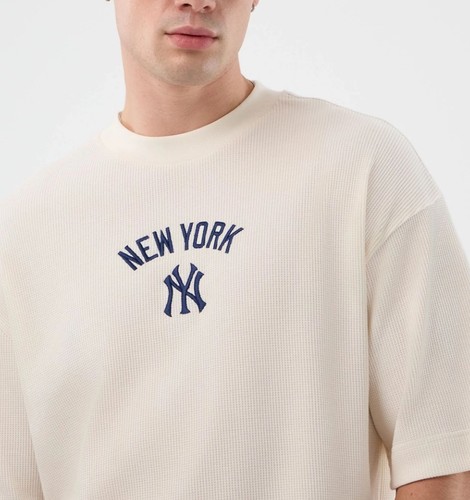 חולצת ניו ארה New Era New York Yankees MLB Waffle T-Shirt | גברים