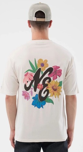 חולצת ניו ארה New Era Floral Graphic Oversized T-Shirt | גברים