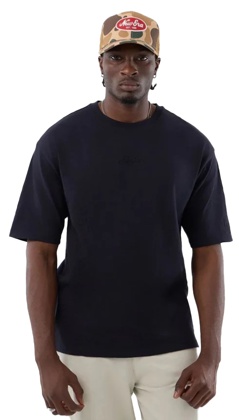 חולצת ניו ארה New Era Slub Navy Oversized T-Shirt | גברים