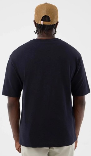 חולצת ניו ארה New Era Slub Navy Oversized T-Shirt | גברים
