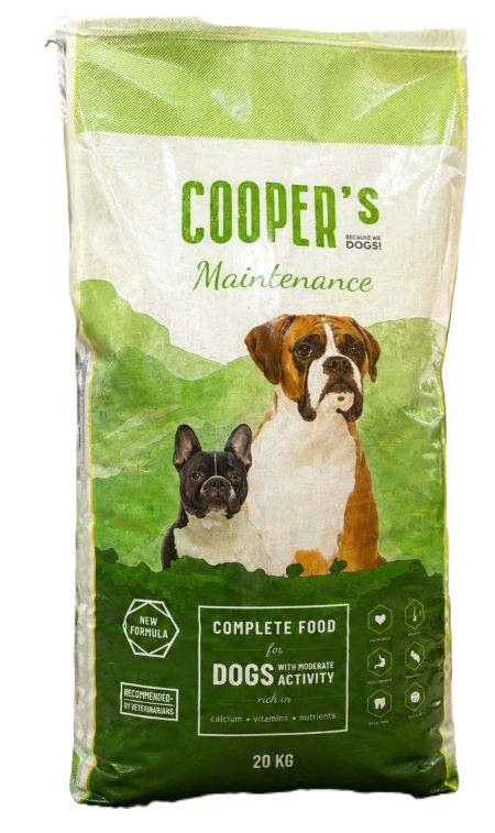 COOPER’S Maintenance –קופרס מזון מלא לכלבים בוגרים 20 ק”ג
