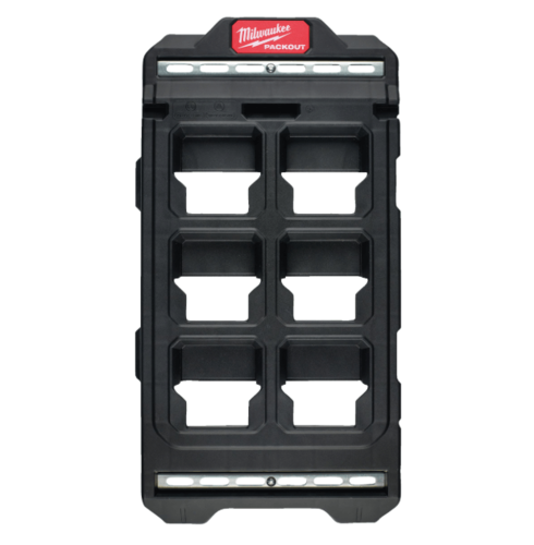 פלטת תלייה קומפקטית Milwaukee PACKOUT לקיר ולעמדת עבודה כושר נשיאה עד 22.7 ק״ג דגם 4