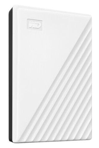 כונן קשיח חיצוני צבע לבן Western Digital My Passport 5TB