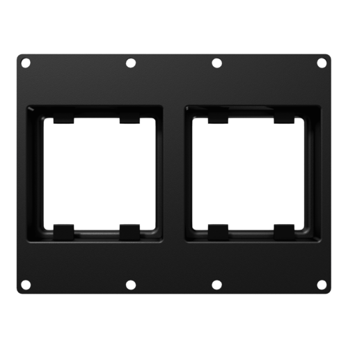 פנל 3 מקומות- מודול כפול Caymon CASY303/B
