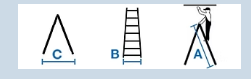 סולם עץ תיקני 2X4 שלבים - HAGIT
