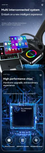 מתאם אלחוטי CarPlay & Android Auto Q2D