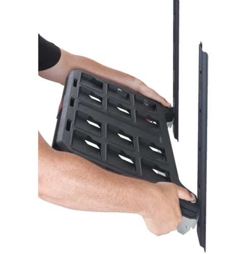 ערכת מדפים Milwaukee PACKOUT Racking System לאחסון מודולרי לקיר לרכב ולסדנה דגם 4932472127