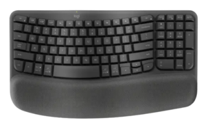 מקלדת ארגונומית אלחוטית | LOGITECH LOGI Wave Keys