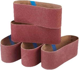 סט 5 יחידות חגורות ליטוש 100X915mm גרעין HUNTER 240, 120X2, 100, 80 