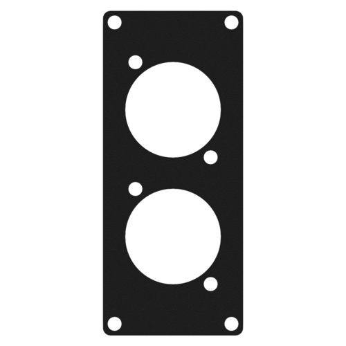 פנל 1 מקום- 2 Caymon CASY105A/B ,D-size - אלומניום שחור