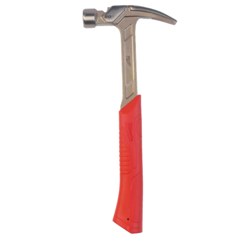 פטיש טפסנים Milwaukee Steel RIP Claw Hammer 20oz 570 גרם ידית פלדה דגם 4932478654