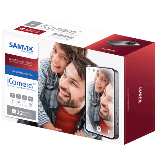 מצלמה דיגיטלית כשרה איי קאמרה Samvix iCamera 2.0 - צבע שחורברפאלי - refali.co.il