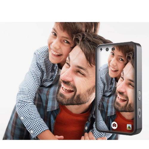 מצלמה דיגיטלית כשרה איי קאמרה Samvix iCamera 2.0 - צבע שחורברפאלי - refali.co.il