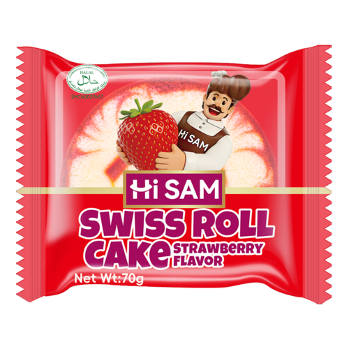 Hi SAM מאפה בטעם תות שדה 70 גרם