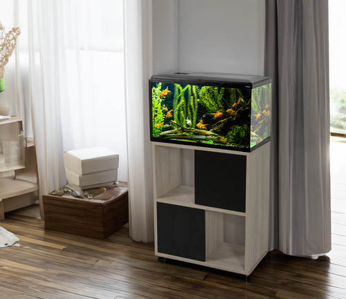 זולוקס אקווריום אינטיו 60 לבן/שחור  דגם KIT AQUA INITIO 60 BLACK 