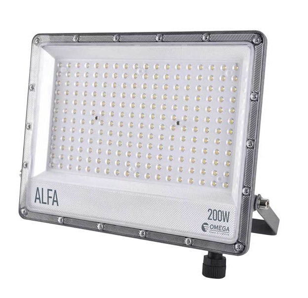 פנס הצפה פרוזקטור לד 200W משנה גוון אור ALFA CCT אומגה