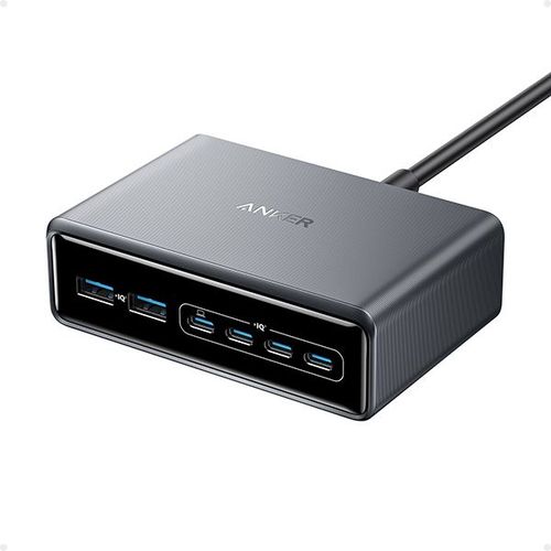 עמדת טעינה עוצמתית 6 יציאות Anker Prime Charger 200W 6 Ports GaN A2683