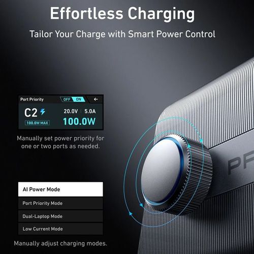 עמדת טעינה עוצמתית 6 יציאות 250W דגם Prime מבית Anker