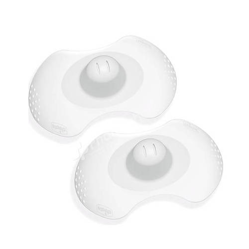 זוג מגני פטמה מסיליקון Chicco SkinToSkin S/M 