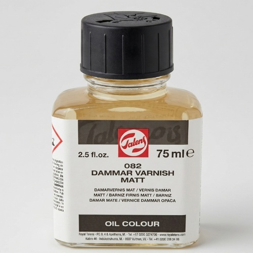 לכה דמאר מט 75 מל- Talens Dammar Varnish Matt 082