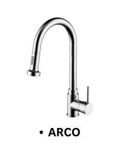 ברז מטבח פרח קשת גבוהה ARCO כרום / ניקל מבריק