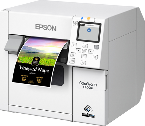 מדפסת מדבקות Epson ColorWorks C4000