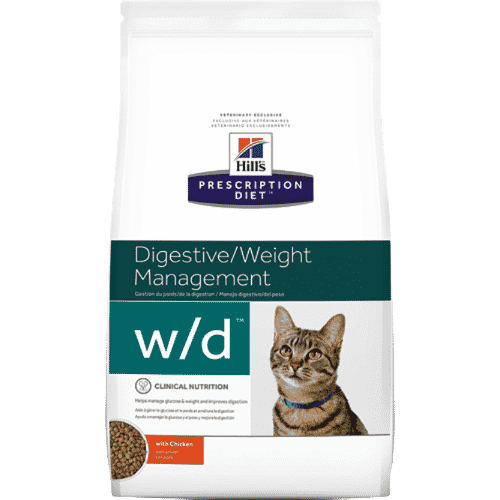 מזון רפואי לחתול W/D Weight Management  הילס 3 ק