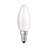 זוג נורות נר חלבי לד אוסרם E14 4W אור חם OSRAM