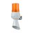 צופר מיני עם בית מנורה KLL כתום 230VAC AUER SIGNAL