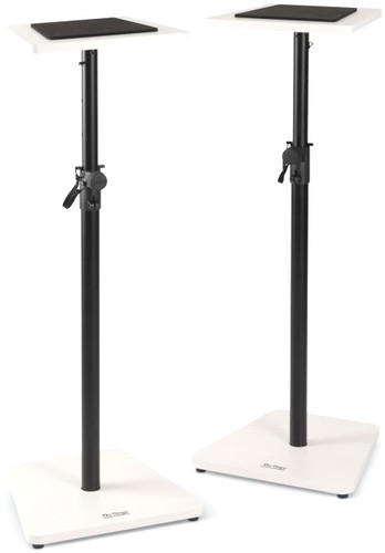 זוית נוספת on stage sms7500 white studio monitor stands