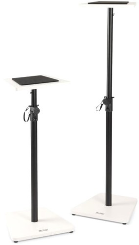 זוית נוספת on stage sms7500 white studio monitor stands