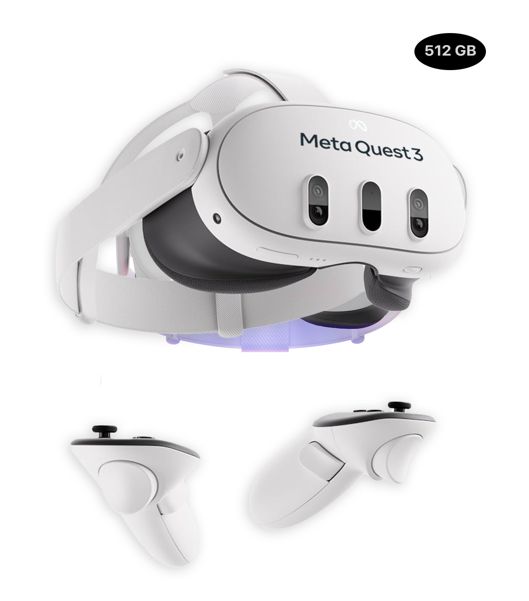 ‏משקפי מציאות מדומה Meta Quest 3 512GB