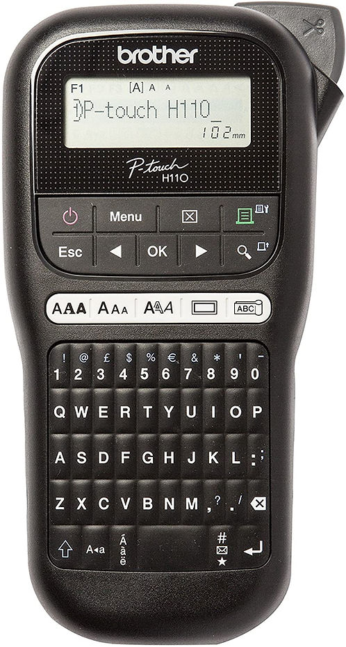 מדפסת תרמית להדפסת מדבקות ותוויות ניידת Brother PTH110