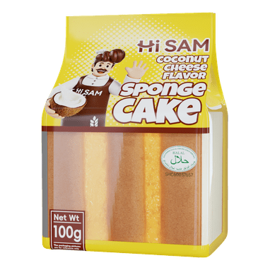 Hi SAM מאפה בטעם עוגת גבינה וקוקוס 100 גרם