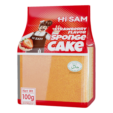 Hi SAM מאפה בטעם תות שדה 100 גרם