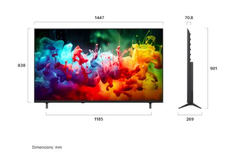 טלוויזיה חכמה 65 אינץ' LG QNED MiniLED 4K דגם 65QNED72B6T