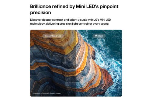 טלוויזיה חכמה 65 אינץ' LG QNED MiniLED 4K דגם 65QNED72B6T