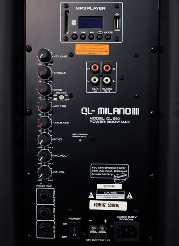 בידורית קריוקי QL-Milano QL-910 800W