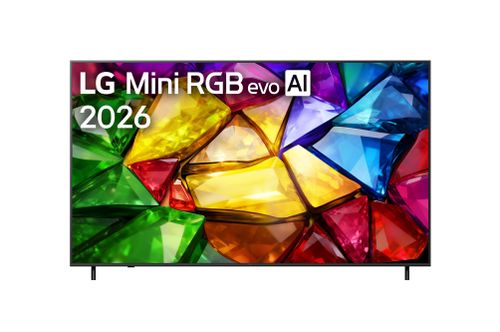 טלוויזיה חכמה 86 אינץ' LG Mini RGB evo AI 4K דגם 86MRGB85B6C