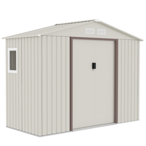 מחסן מתכת 2.77X1.3 דגם T94 שמנת - Garden Top